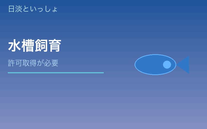 ブルーギルの水槽飼育方法