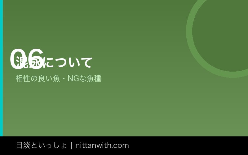 コリドラスの混泳について