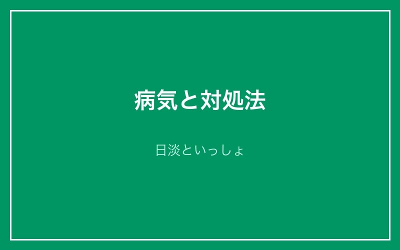 病気と対処法