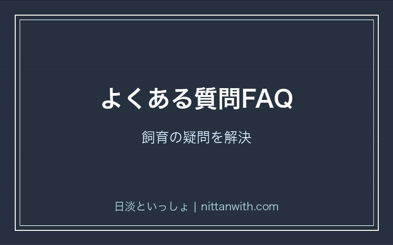 ホトケドジョウのよくある質問