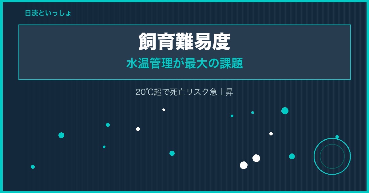 イワナ飼育の難易度と水温管理の重要性