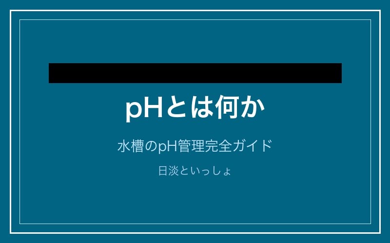pHとは何か - 水槽のpH管理完全ガイド