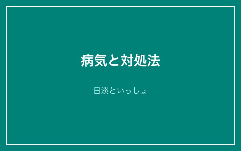 病気と対処法