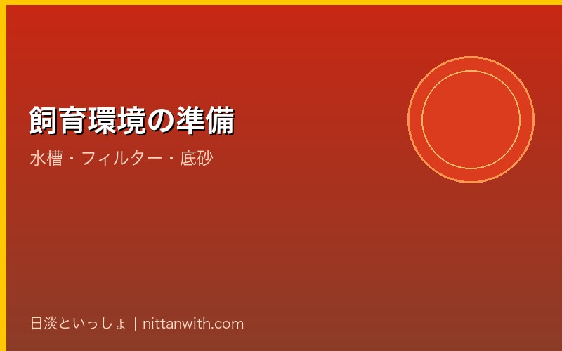 アメリカザリガニの飼育設備
