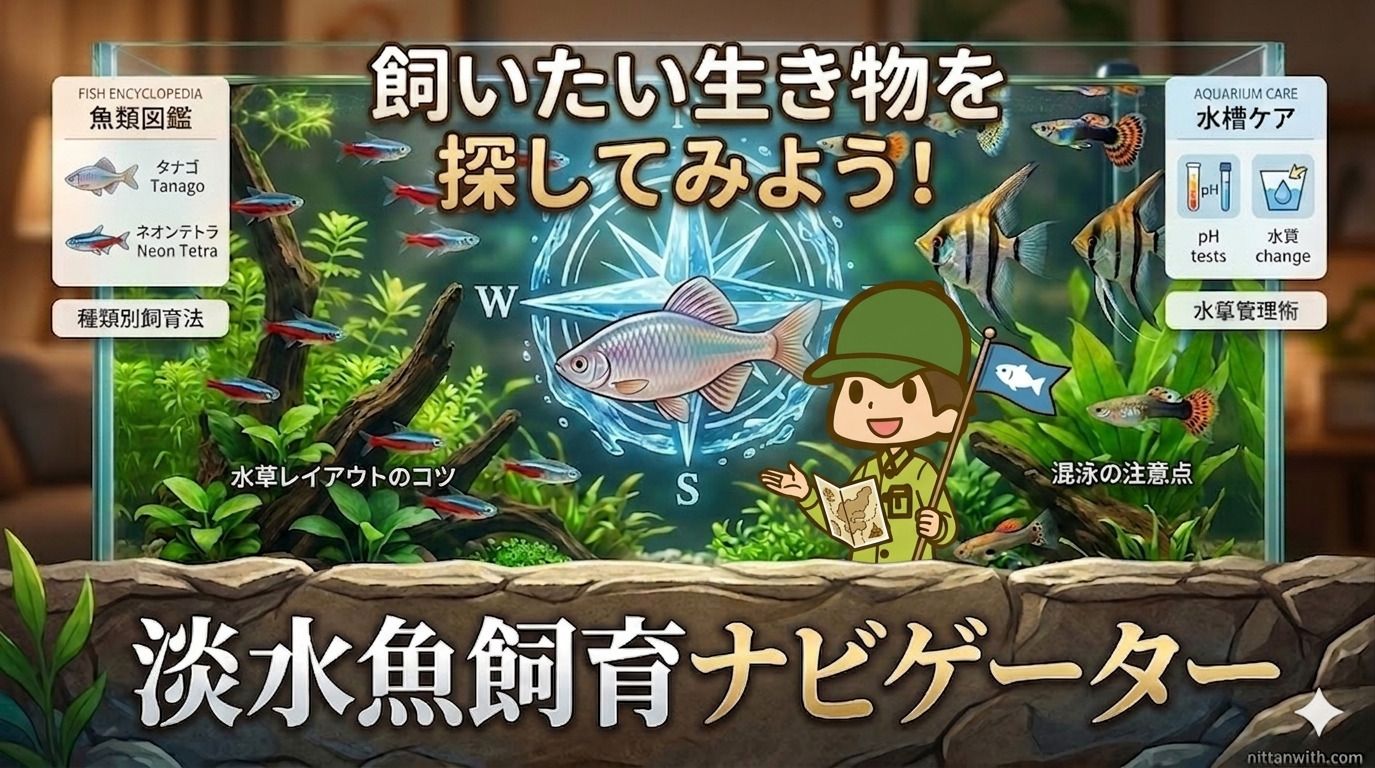 淡水魚飼育ナビゲーター｜日淡といっしょ