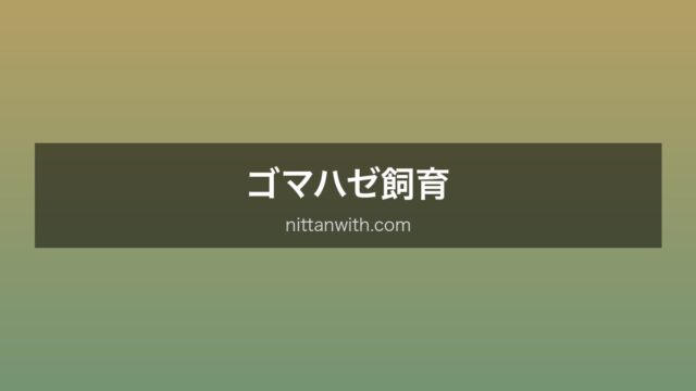 ゴマハゼ