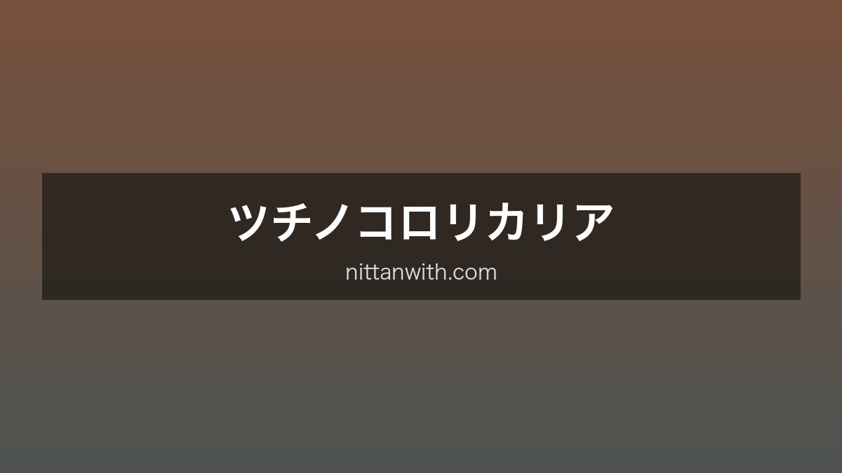 ツチノコロリカリア