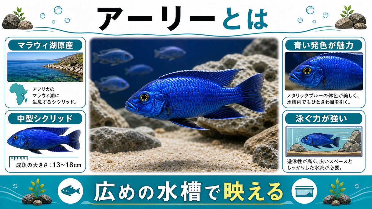 アーリー（スキアエノクロミス・フライエリィ）飼育完全ガイド