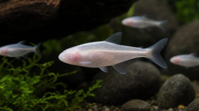 ブラインドケーブフィッシュ飼育完全ガイド｜目のない洞窟魚の不思議な生態と飼い方の要点を伝える淡水魚記事アイキャッチ画像