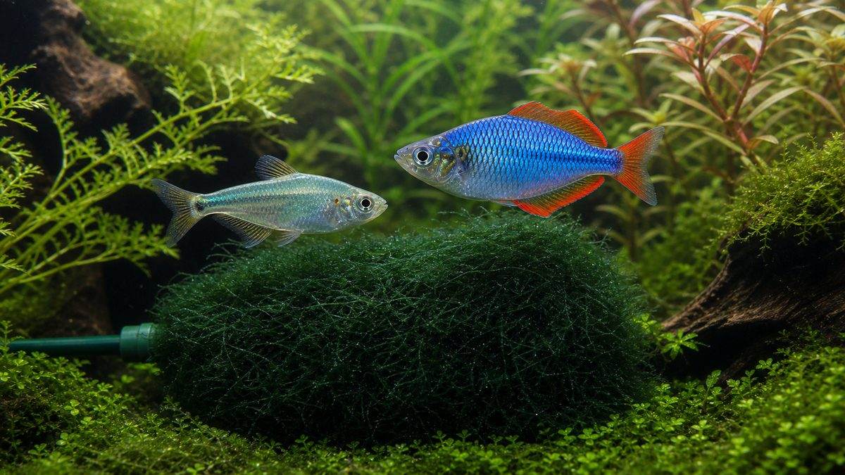 ネオンドワーフレインボーの繁殖についての要点をまとめた淡水魚飼育インフォグラフィック