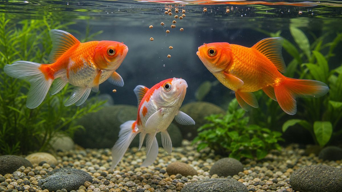 金魚の餌の基礎知識|なぜ給餌管理が重要なのかの要点をまとめた淡水魚飼育インフォグラフィック