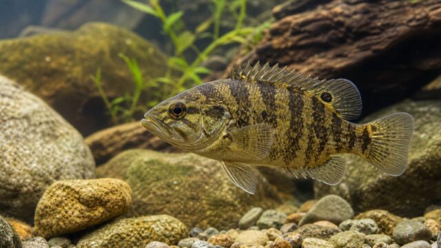 オヤニラミの飼育完全ガイド｜日本唯一のサンフィッシュ科を水槽で育てるの要点を伝える淡水魚記事アイキャッチ画像
