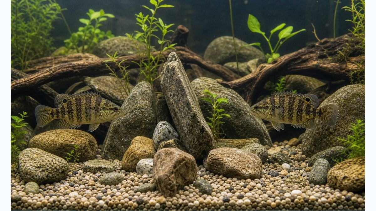 縄張り行動と混泳の難しさの要点をまとめた淡水魚飼育インフォグラフィック