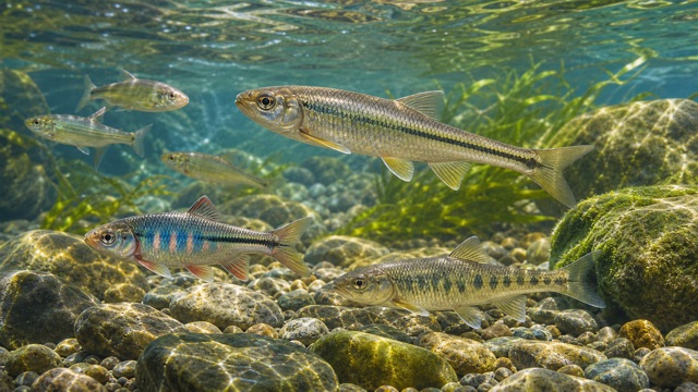 川の淡水魚のイメージ