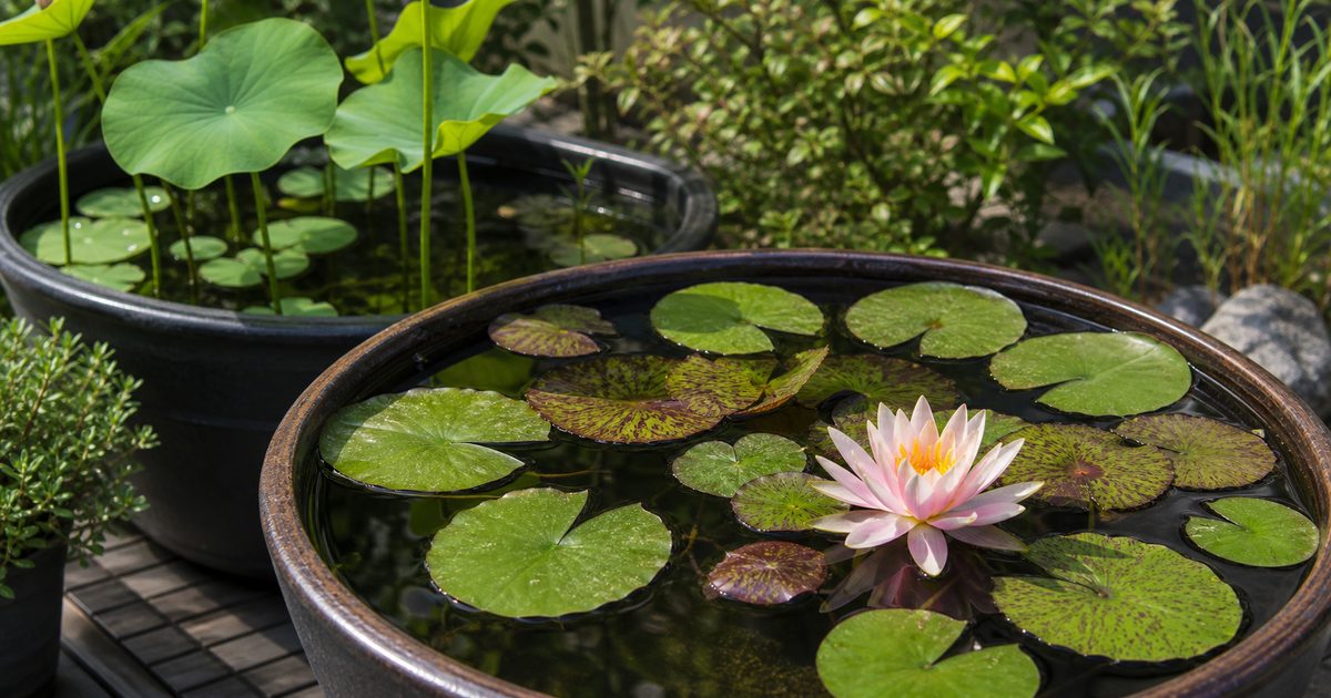 睡蓮・蓮を容器・鉢・池で育てる完全ガイド｜植え付け・肥料・開花管理の要点を伝える淡水魚記事アイキャッチ画像