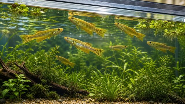 アプロケイルス・スマラグド飼育完全ガイド｜イエローパンチャックスの繁殖と育成の要点を伝える淡水魚記事アイキャッチ画像