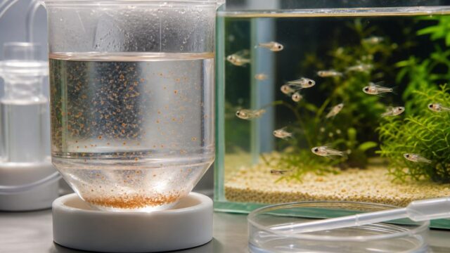 ブラインシュリンプ完全ガイド｜皿式・ボトル式・孵化率アップのコツの要点を伝える淡水魚記事アイキャッチ画像