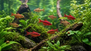 チェリーバルブ飼育完全ガイド｜赤い美魚のスネール駆除能力・混泳・繁殖の要点を伝える淡水魚記事アイキャッチ画像