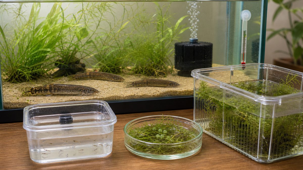 ドジョウ繁殖の疑問に関わる水槽と育成用品