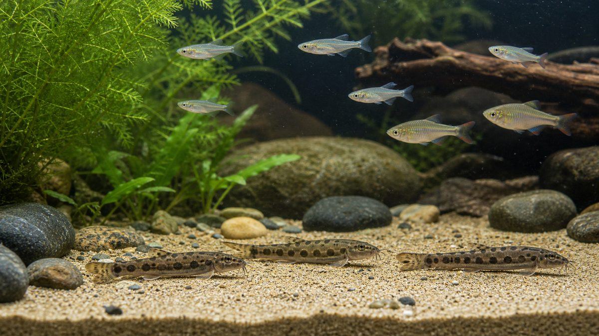 ドジョウにおすすめの混泳相手と注意点の要点をまとめた淡水魚飼育インフォグラフィック