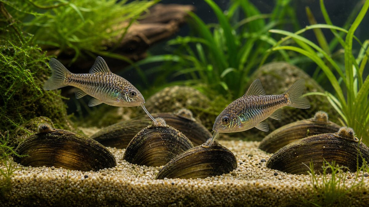 タナゴ飼育者のための産卵母貝活用ガイドの要点をまとめた淡水魚飼育インフォグラフィック