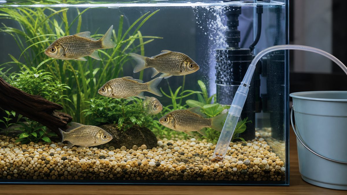 フナ飼育でよくある失敗と解決策の要点をまとめた淡水魚飼育インフォグラフィック