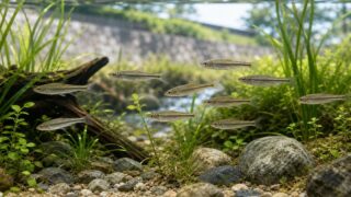 イトモロコの飼育方法完全ガイド｜絶滅危惧種・群泳・ビオトープを徹底解説の要点を伝える淡水魚記事アイキャッチ画像
