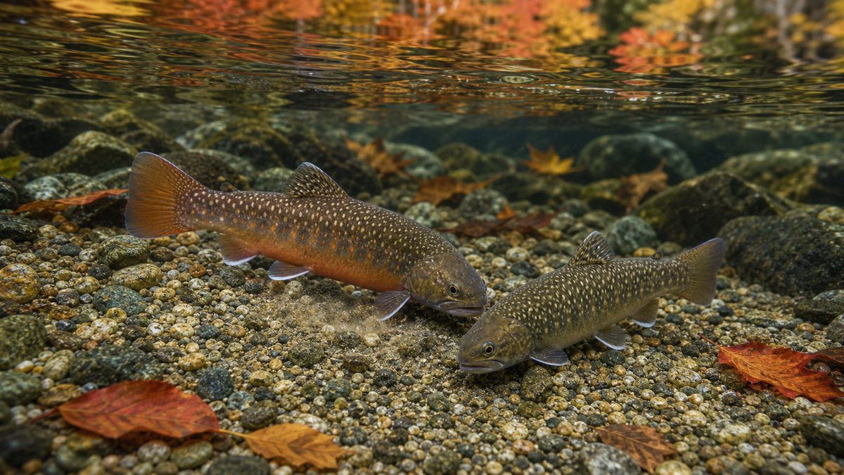 イワナの繁殖｜秋産卵と難易度の要点をまとめた淡水魚飼育インフォグラフィック