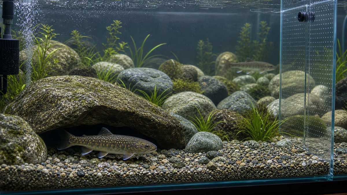 イワナの混泳｜縄張りと同種闘争の要点をまとめた淡水魚飼育インフォグラフィック