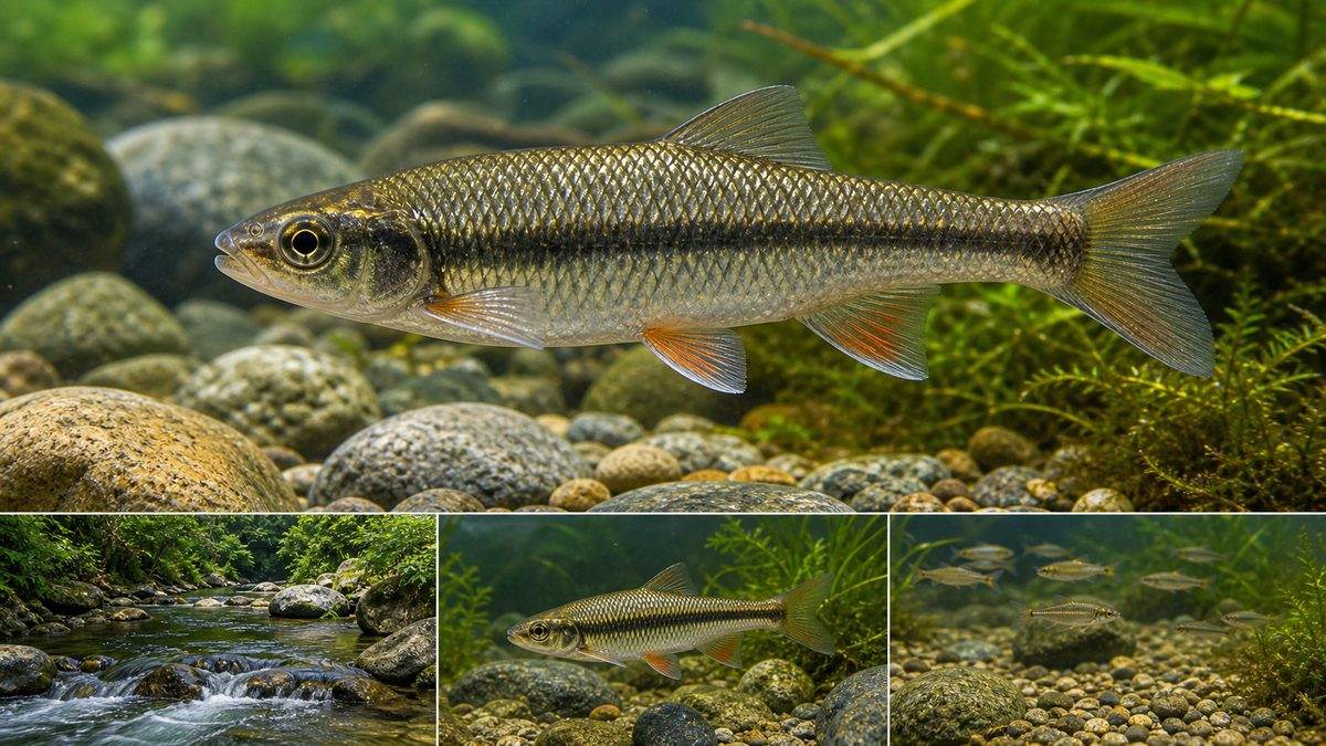 カワムツの基本情報の要点をまとめた淡水魚飼育インフォグラフィック
