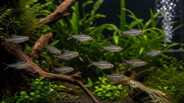 コギャルテトラの飼育方法、水質管理、餌、混泳の要点を伝えるアイキャッチ画像