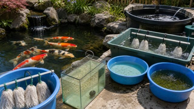 錦鯉の繁殖と稚魚の育て方｜産卵から選別までの全手順の要点を伝える淡水魚記事アイキャッチ画像