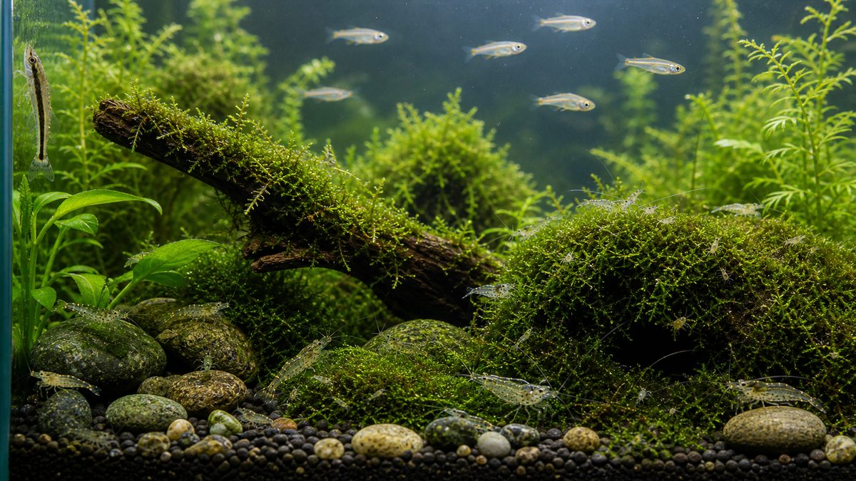 ミナミヌマエビの混泳 ― 一緒に飼える魚・飼えない魚の要点をまとめた淡水魚飼育インフォグラフィック