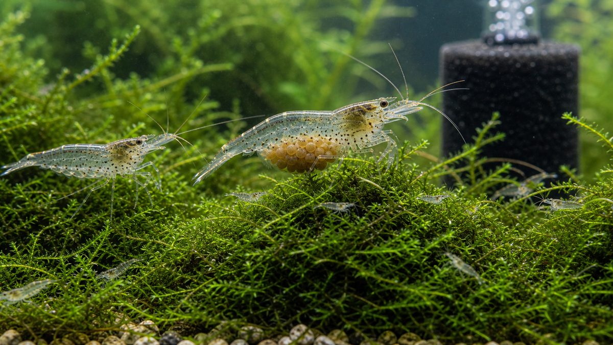 ミナミヌマエビの繁殖 ― エビを増やそうの要点をまとめた淡水魚飼育インフォグラフィック