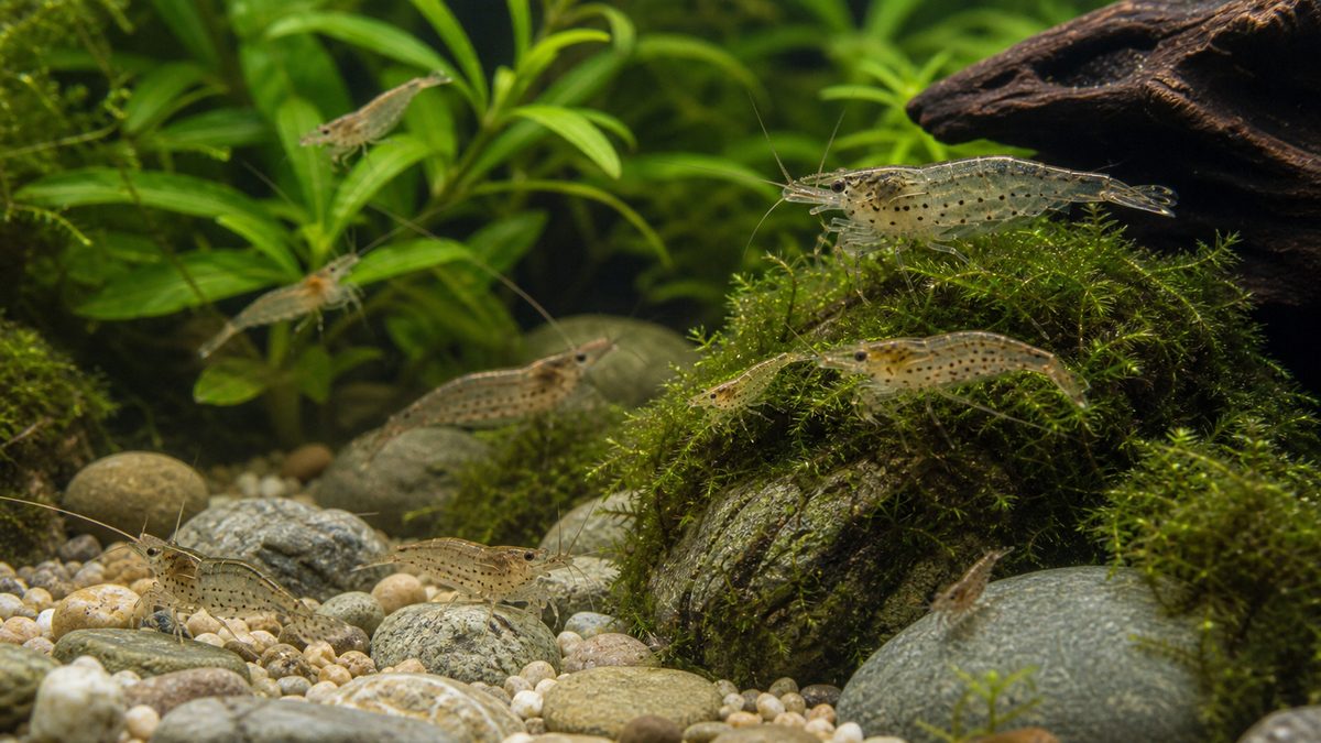 日本の在来ヌマエビと外来ヌマエビの全体像の要点をまとめた淡水魚飼育インフォグラフィック