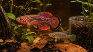 ノソブランキウス・ラコビー飼育完全ガイド｜乾季を卵で乗り越える年魚の神秘の要点を伝える淡水魚記事アイキャッチ画像