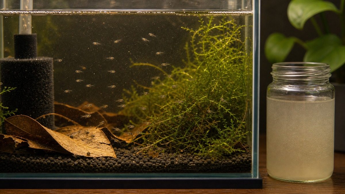稚魚育成容器とインフゾリアで支えるスカーレットジェムの初期育成