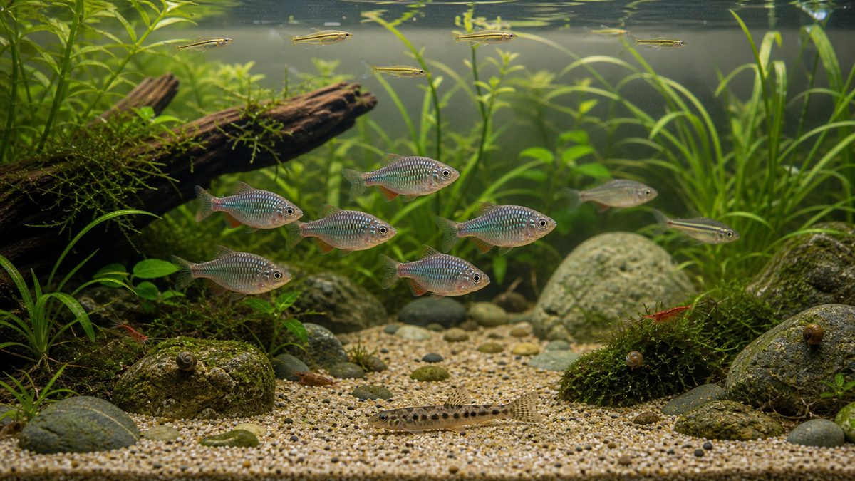 タナゴの混泳と相性の要点をまとめた淡水魚飼育インフォグラフィック