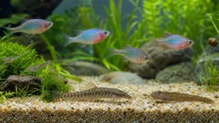 タナゴの混泳相手おすすめガイド【相性の良い魚・エビ・貝を徹底解説】の要点を伝える淡水魚記事アイキャッチ画像