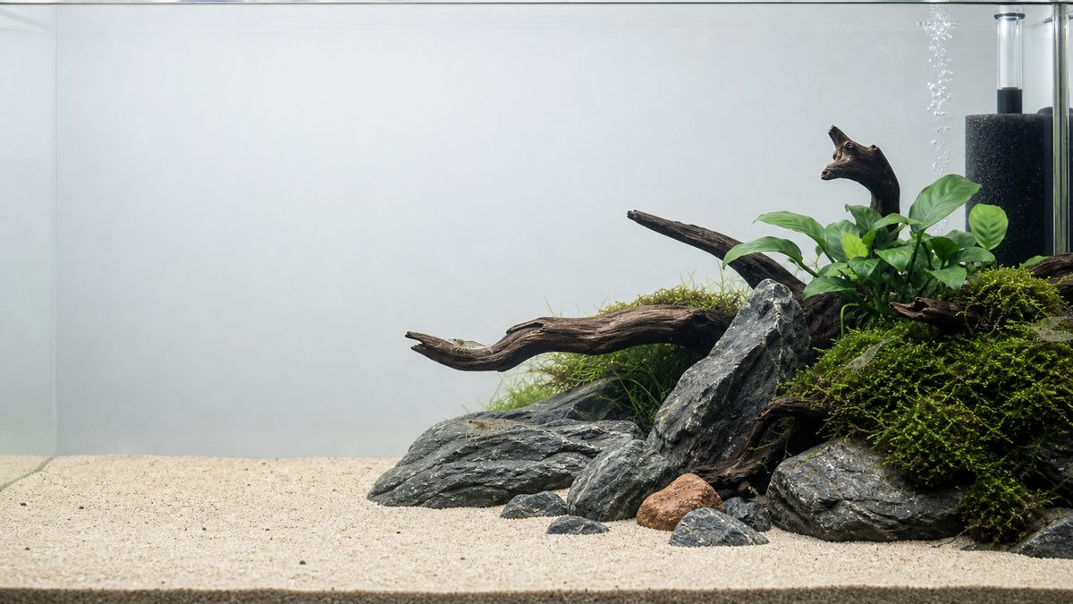 和風水槽レイアウト完全ガイド｜侘び寂びの水景を作る｜日淡といっしょ
