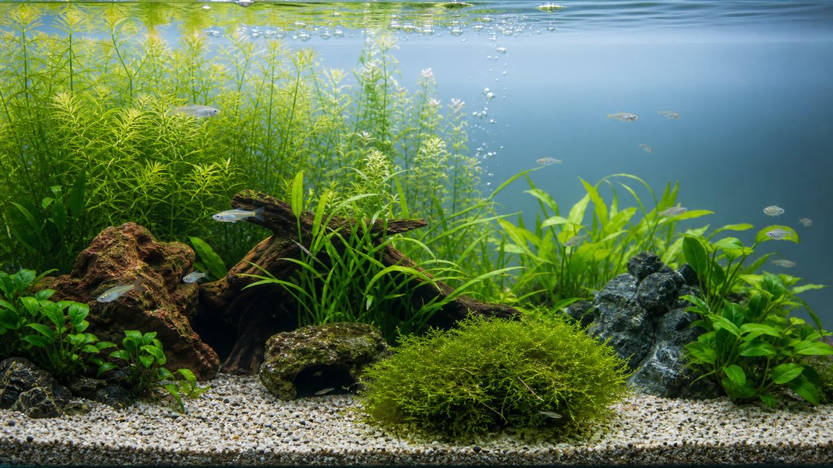 水草が日淡水槽にもたらす水質浄化と隠れ家のメリット