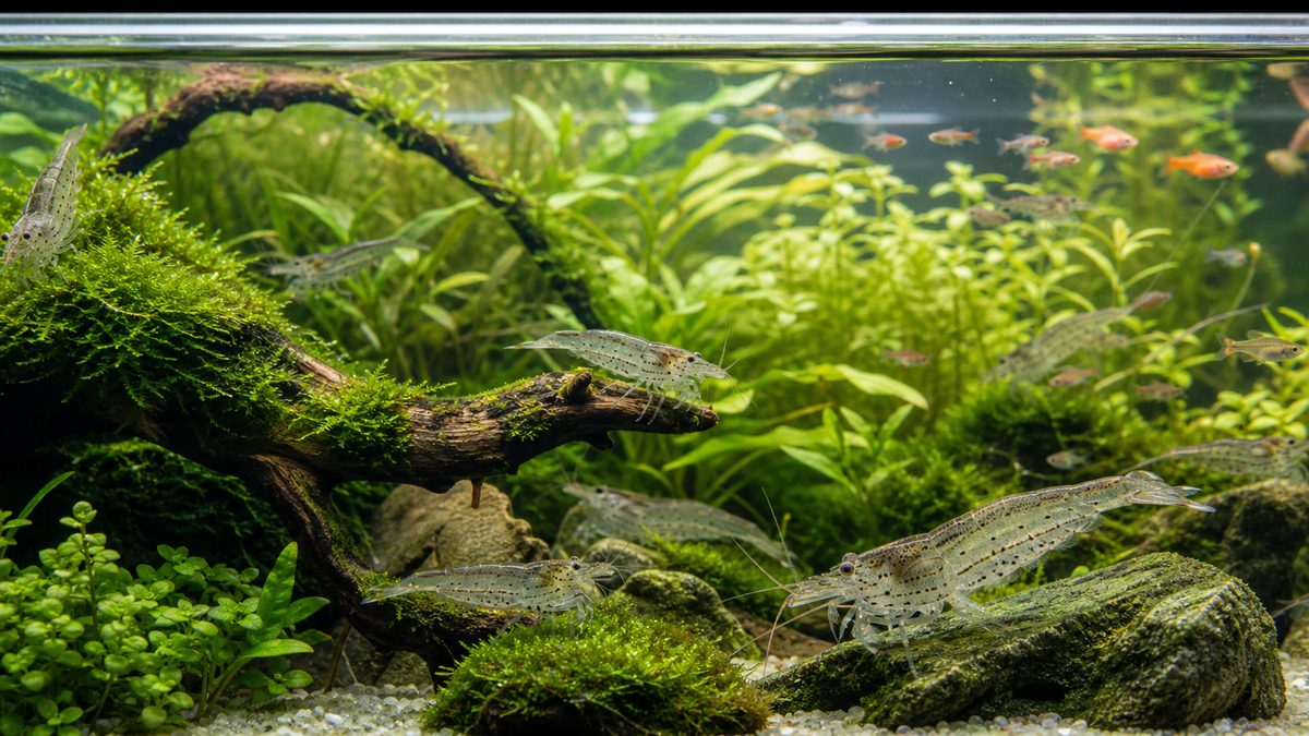 水草水槽でコケ取り役として活躍するヤマトヌマエビのまとめ画像